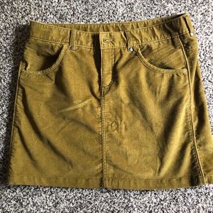 Corduroy skirt